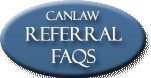 What will CanLaw do with my information and request to find a lawyer?