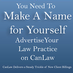 A lot of smart lawyers get most of their business from  CanLaw referrals Your law practice will Get a Steady Trickle of new clients